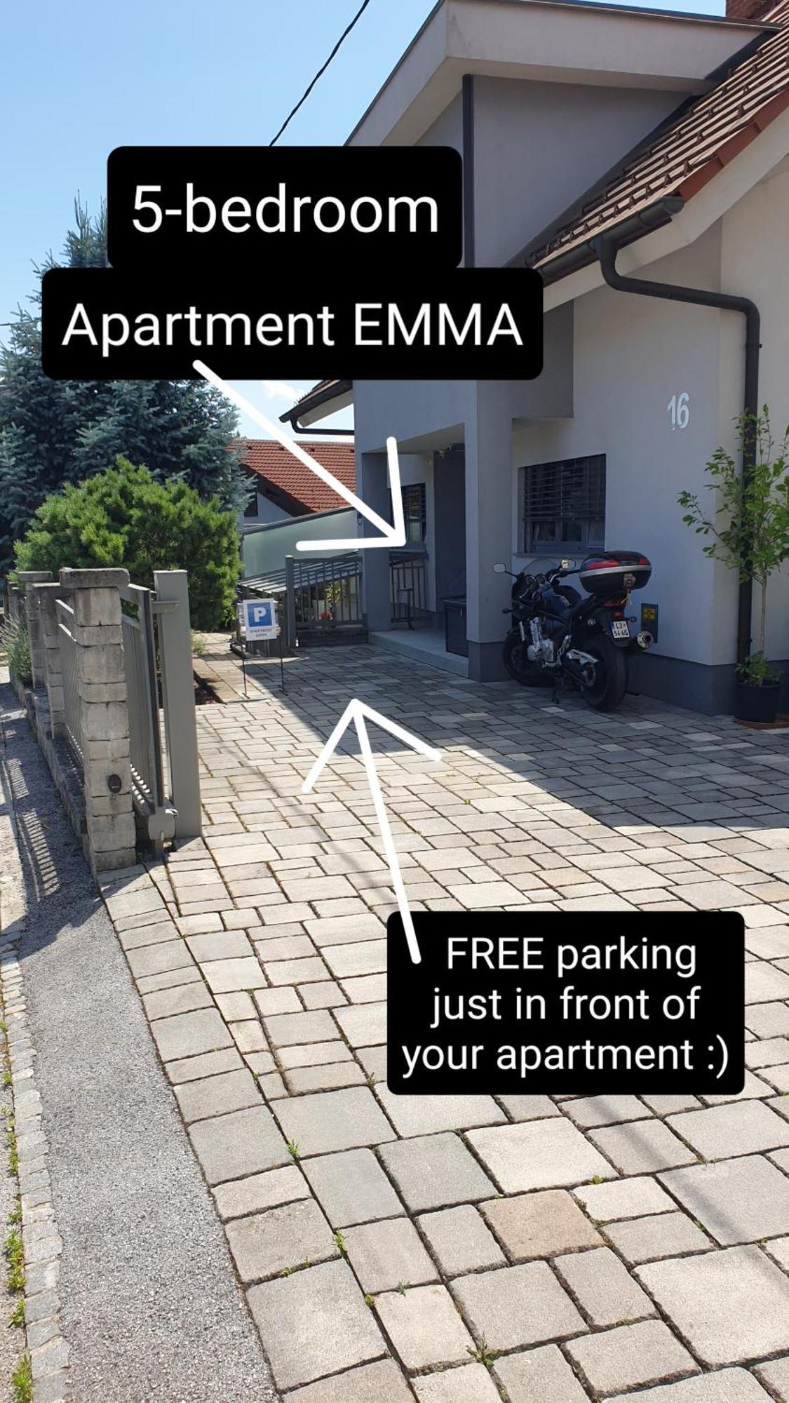 Apartment Emma Ljubljana - Free Parking, Ac, Wifi Exterior foto